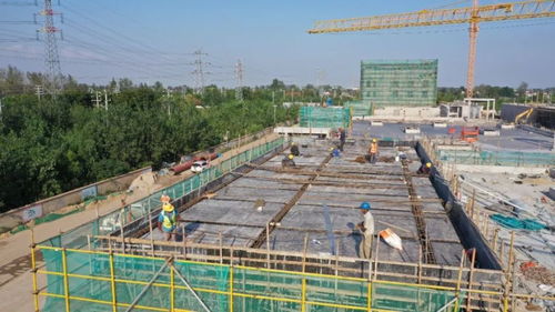 市污水处理厂迁扩建工程建筑物主体施工完成